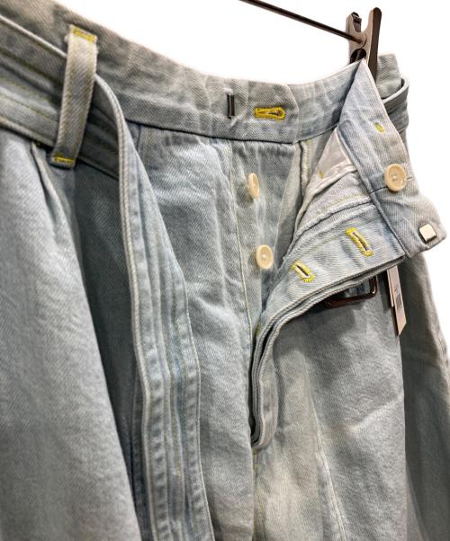 Native Village（ネイティヴビレッジ）Native Village (ネイティヴビレッジ) 茎：stem ダーツデニムパンツ ライトインディゴ サイズ:2の古着・服飾アイテム
