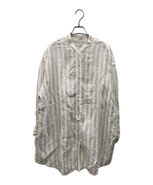 JOURNAL STANDARD relume（ジャーナルスタンダード レリューム）JOURNAL STANDARD relume (ジャーナルスタンダード レリューム) No.66フレンチリネンコクーンチュニック グレー サイズ:Fの古着・服飾アイテム