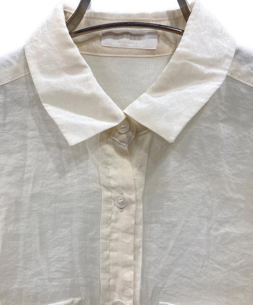BALLSEY（ボールジィ）BALLSEY (ボールジィ) ブライトローン ダブルポケットシャツブラウス アイボリー サイズ:36の古着・服飾アイテム