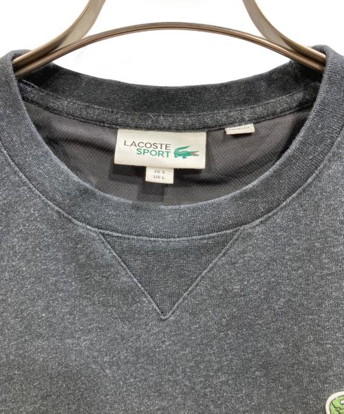 LACOSTE SPORT（ラコステスポーツ）LACOSTE SPORT (ラコステスポーツ) ワニパッチ スウェット グレー サイズ:US　Lの古着・服飾アイテム