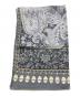 ETRO (エトロ) シルク混総柄ストール グレー：6000円
