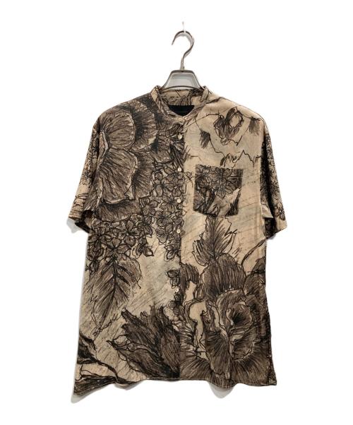 Ameri（アメリ）AMERI (アメリ) KEITA MARUYAMA (ケイタマルヤマ) WIDE SHIRT(ワイドシャツ) カーキ サイズ:Fの古着・服飾アイテム