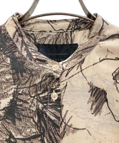 Ameri（アメリ）AMERI (アメリ) KEITA MARUYAMA (ケイタマルヤマ) WIDE SHIRT(ワイドシャツ) カーキ サイズ:Fの古着・服飾アイテム