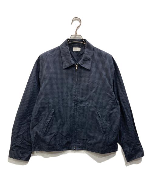 UNUSED（アンユーズド）UNUSED (アンユーズド) ギンガムチェックブルゾン ネイビー サイズ:2の古着・服飾アイテム