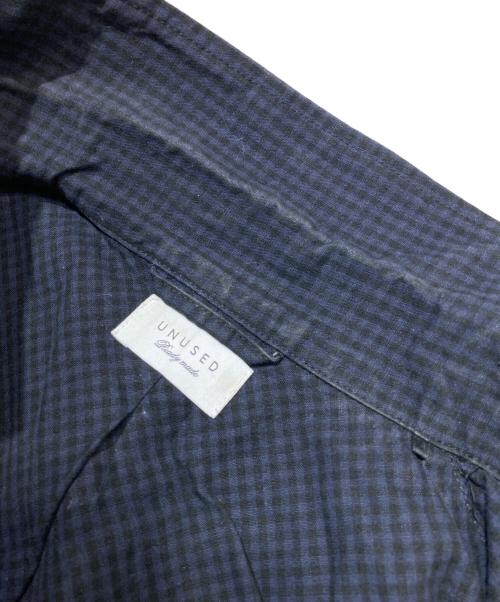 UNUSED（アンユーズド）UNUSED (アンユーズド) ギンガムチェックブルゾン ネイビー サイズ:2の古着・服飾アイテム