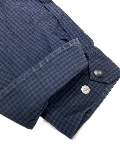 UNUSED（アンユーズド）UNUSED (アンユーズド) ギンガムチェックブルゾン ネイビー サイズ:2の古着・服飾アイテム