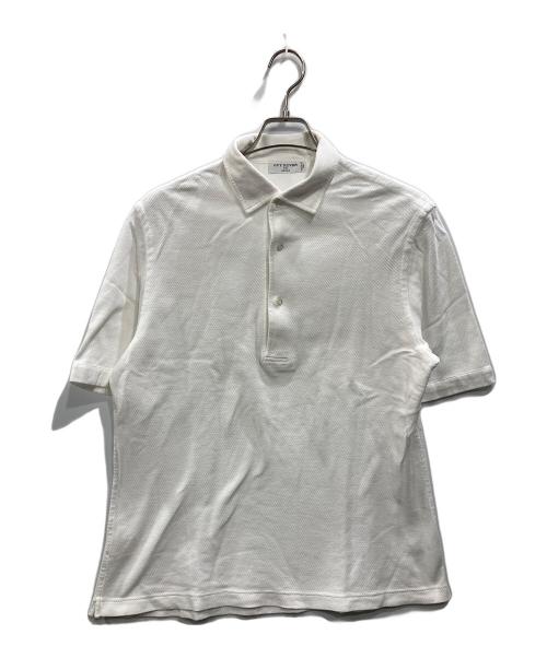 GUY ROVER（ギローバー）GUY ROVER (ギローバー) SHIPS (シップス) 別注 鹿の子ポロシャツ ホワイト サイズ:Lの古着・服飾アイテム