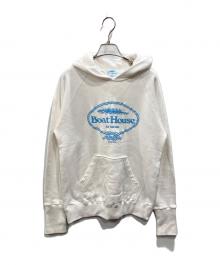 BOAT HOUSE（ボート ハウス）の古着「ロゴパーカー」｜ホワイト
