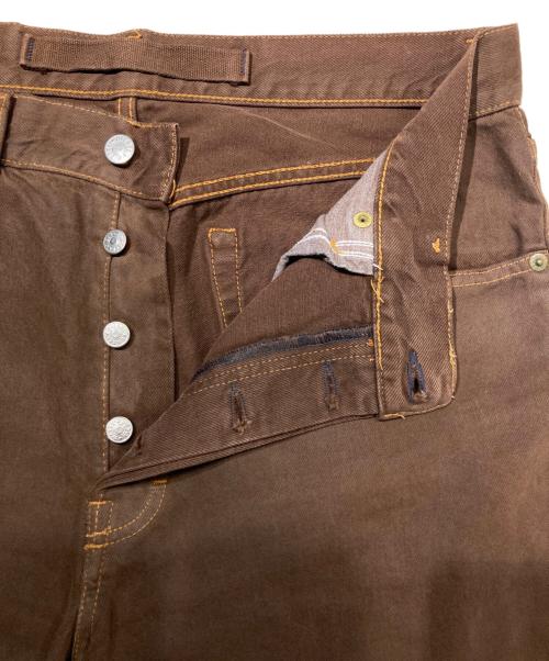 DIESEL（ディーゼル）DIESEL (ディーゼル) デニムパンツ ブラウン サイズ:34の古着・服飾アイテム
