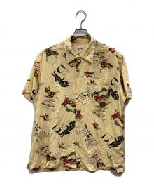 Schott（ショット）の古着「HAWAIIAN SHIRT TATTOO(ハワイアン・シャツ・タトゥー)」｜イエロー
