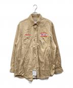 CarHarttカーハート）の古着「Flame-Resistant Classic Twill Shirt(フレイム・リジスタント・クラシック・ツイル・シャツ)」｜ベージュ