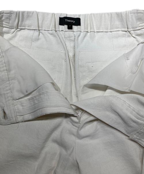 theory（セオリー）theory (セオリー) BOSHELL FLUID PANTS ホワイト サイズ:2の古着・服飾アイテム