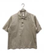 MHLマーガレットハウエル）の古着「COMPACT COTTON POPLIN ポロシャツ」｜ベージュ