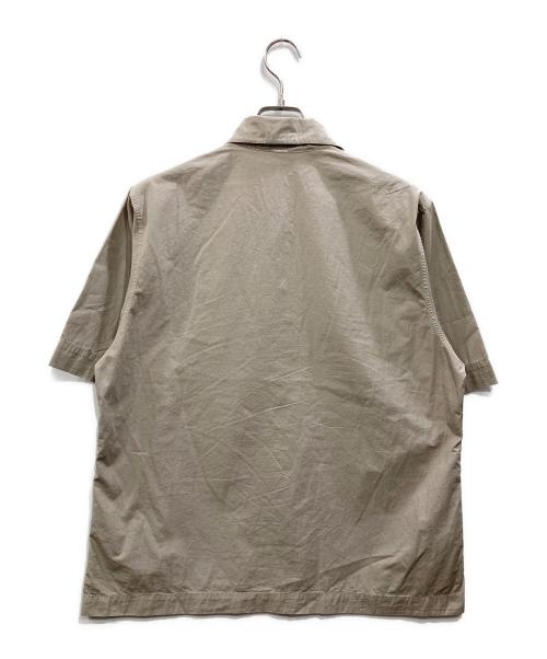 MHL（マーガレットハウエル）MHL (マーガレットハウエル) COMPACT COTTON POPLIN ポロシャツ ベージュ サイズ:Mの古着・服飾アイテム