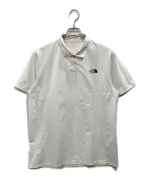 THE NORTH FACE（ザ ノース フェイス）THE NORTH FACE (ザ ノース フェイス) ショートスリーブテックポロ ホワイト サイズ:Lの古着・服飾アイテム