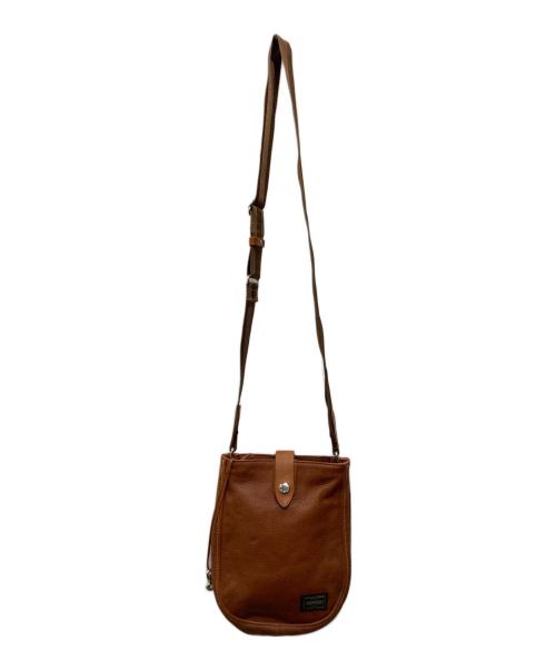 PORTER（ポーター）PORTER (ポーター) CISCO  SHOULDER BAG(S) ブラウンの古着・服飾アイテム