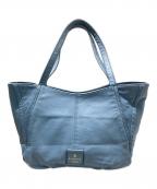 LANVIN en Bleuランバンオンブルー）の古着「レザートートバッグ」｜スカイブルー