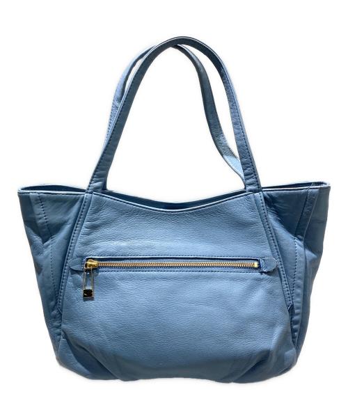 LANVIN en Bleu（ランバンオンブルー）LANVIN en Bleu (ランバンオンブルー) レザートートバッグ スカイブルーの古着・服飾アイテム