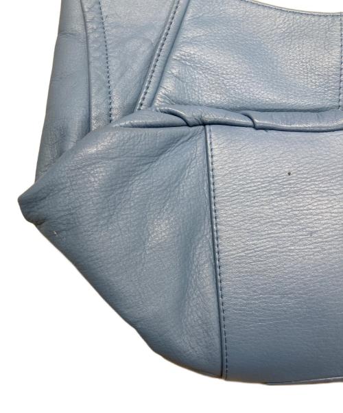LANVIN en Bleu（ランバンオンブルー）LANVIN en Bleu (ランバンオンブルー) レザートートバッグ スカイブルーの古着・服飾アイテム