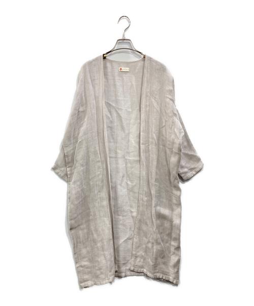 BAN INOUE（バン イノウエ）BAN INOUE (バン イノウエ) かやハオリ カラー：銀ねず サイズ:Fの古着・服飾アイテム