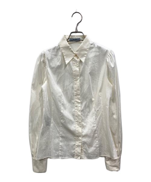 PRADA（プラダ）PRADA (プラダ) 長袖シャツ ホワイト サイズ:38の古着・服飾アイテム