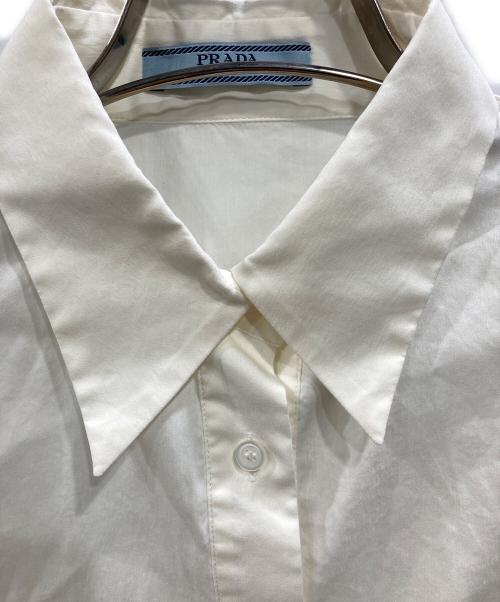 PRADA（プラダ）PRADA (プラダ) 長袖シャツ ホワイト サイズ:38の古着・服飾アイテム
