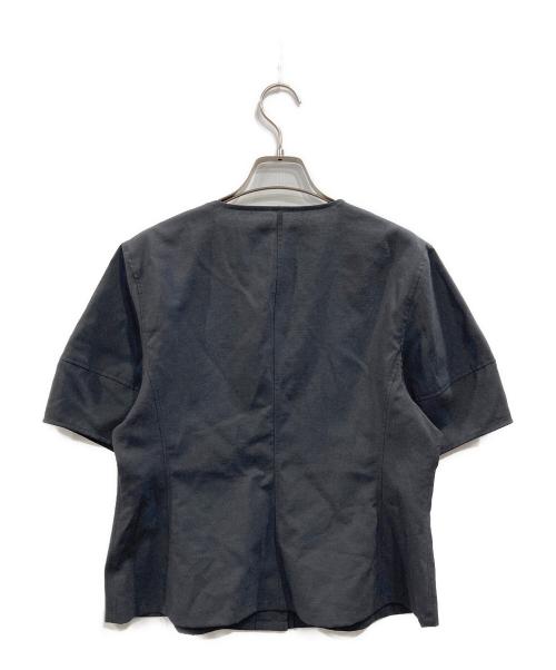 BEAUTY&YOUTH UNITED ARROWS（ビューティーアンドユースユナイテッドアローズ）BEAUTY&YOUTH UNITED ARROWS (ビューティーアンドユースユナイテッドアローズ) カーブスリーブ Vネック ブラウス ブラック サイズ:F 未使用品の古着・服飾アイテム