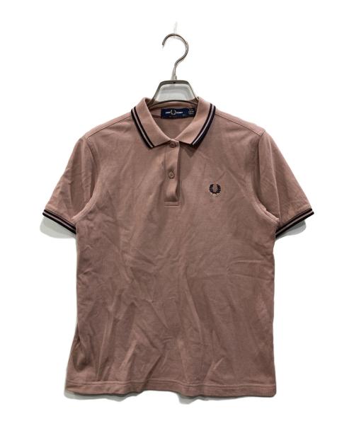 FRED PERRY（フレッドペリー）FRED PERRY (フレッドペリー) The Fred Perry Shirt(ザ・フレッド・ペリー・シャツ) ピンク サイズ:UK8の古着・服飾アイテム