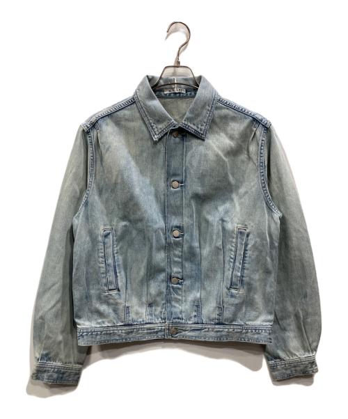 AURALEE（オーラリー）AURALEE (オーラリー) FADED SELVEDGE LIGHT DENIM BLOUSON スカイブルー サイズ:3 未使用品の古着・服飾アイテム