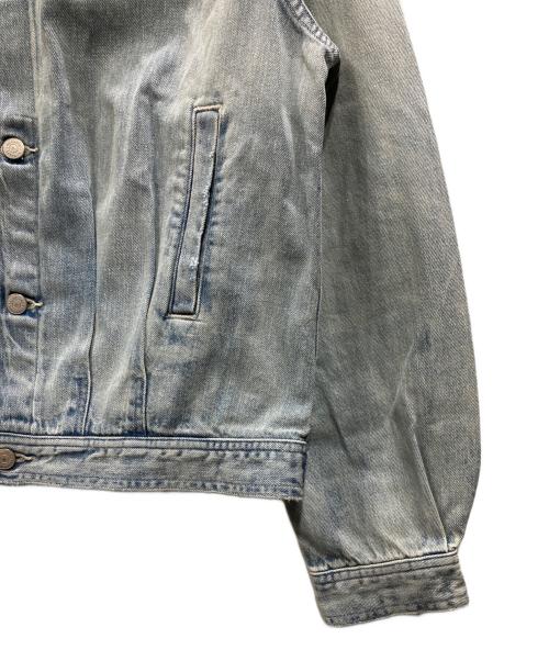 AURALEE（オーラリー）AURALEE (オーラリー) FADED SELVEDGE LIGHT DENIM BLOUSON スカイブルー サイズ:3 未使用品の古着・服飾アイテム