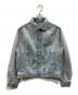 AURALEE（オーラリー）の古着「FADED SELVEDGE LIGHT DENIM BLOUSON」｜スカイブルー