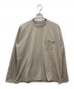 THE NORTH FACEザ ノース フェイス）の古着「L/S Airy Pocket Tee(ロングスリーブ エアリー ポケット ティー）」｜カーキ