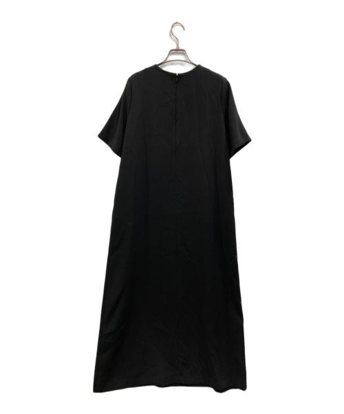 UNITED ARROWS（ユナイテッドアローズ）UNITED ARROWS (ユナイテッドアローズ) Drapy ショートスリーブ ワンピース ‐ウォッシャブル‐ ブラック サイズ:38の古着・服飾アイテム