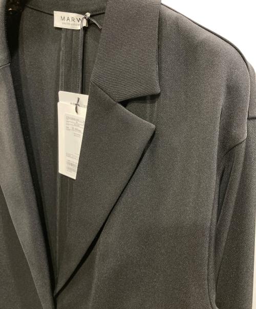 MARW UNITED ARROWS（マルゥ ユナイテッドアローズ）MARW UNITED ARROWS (マルゥ ユナイテッドアローズ) ツイル 1ボタン ジャケット ブラック サイズ:38 未使用品の古着・服飾アイテム