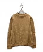 JACKMAN×LAVENHAMジャックマン×ラベンハム）の古着「Waffle Armored Midneck」｜ベージュ