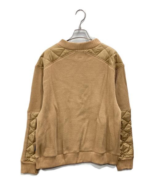 JACKMAN（ジャックマン）JACKMAN (ジャックマン) LAVENHAM (ラベンハム) Waffle Armored Midneck ベージュ サイズ:XLの古着・服飾アイテム