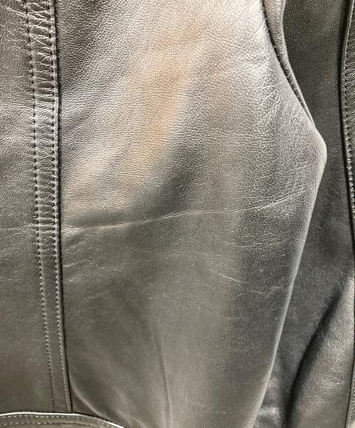 自由区（ジユウク）自由区 (ジユウク) ライダースジャケット ブラック サイズ:40の古着・服飾アイテム