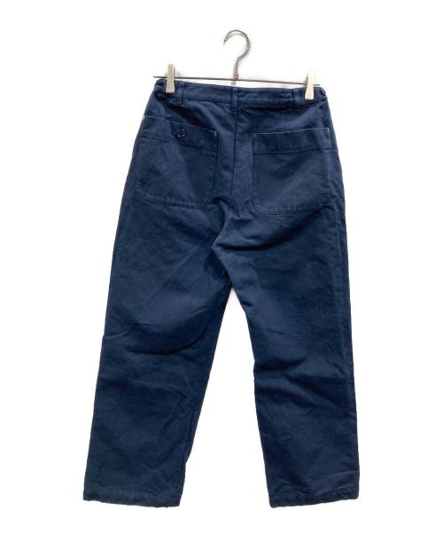 Permanent Age（パーマネントエイジ）Permanent Age (パーマネントエイジ) コットン×和紙 ストレートパンツ ネイビー サイズ:2の古着・服飾アイテム