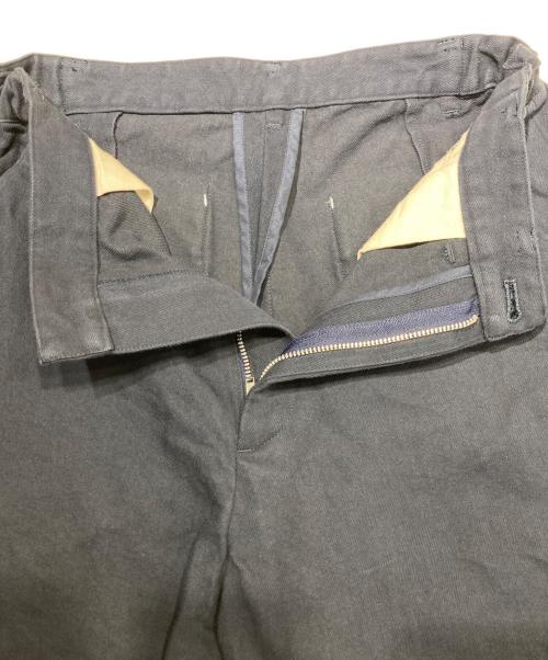 Permanent Age（パーマネントエイジ）Permanent Age (パーマネントエイジ) コットン×和紙 ストレートパンツ ネイビー サイズ:2の古着・服飾アイテム