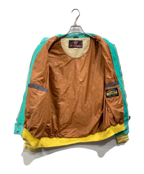 JH Design（ジェイエイチデザイン）JH DESIGN (ジェイエイチデザイン) レーシングジャケット グリーン サイズ:Lの古着・服飾アイテム