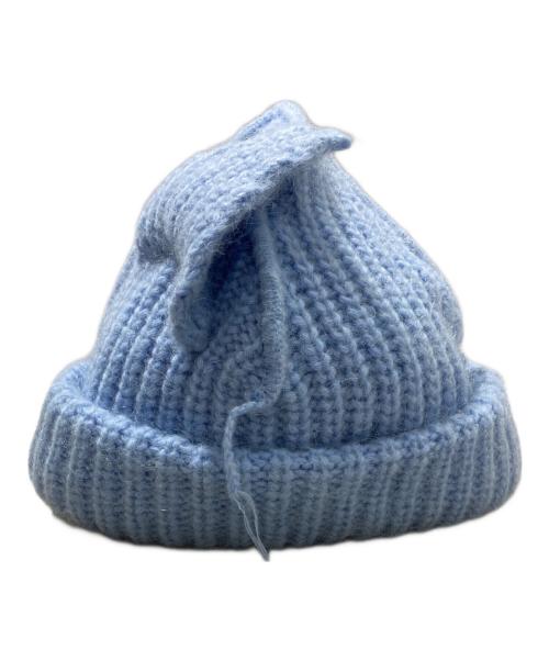 LOVERBOY（ラヴァーボーイ）LOVERBOY (ラヴァーボーイ) CHUNKY EARS BEANIE ブルーの古着・服飾アイテム
