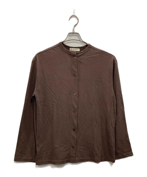 THE SHINZONE（ザ シンゾーン）THE SHINZONE (ザ シンゾーン) HIGH TWIST COTTON CARDIGAN ブラウン サイズ:SIZE F0 未使用品の古着・服飾アイテム