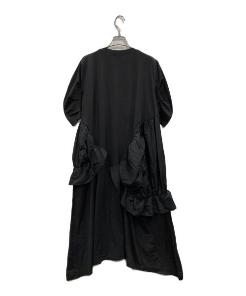 HeRIN.CYE（ヘリンドットサイ）HeRIN.CYE (ヘリンドットサイ) Round gather dress ブラック サイズ:FREE 未使用品の古着・服飾アイテム