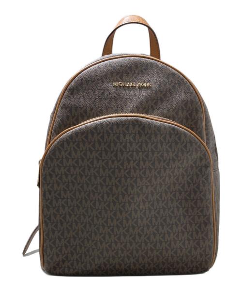 MICHAEL KORS（マイケルコース）MICHAEL KORS (マイケルコース) ABBEY LG BACKPACK ブラウンの古着・服飾アイテム