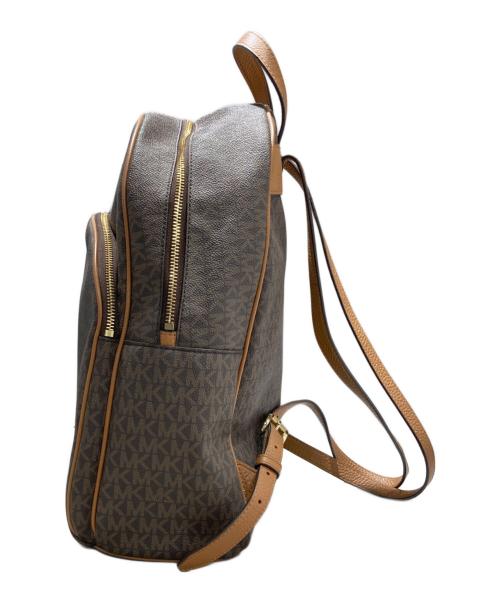 MICHAEL KORS（マイケルコース）MICHAEL KORS (マイケルコース) ABBEY LG BACKPACK ブラウンの古着・服飾アイテム