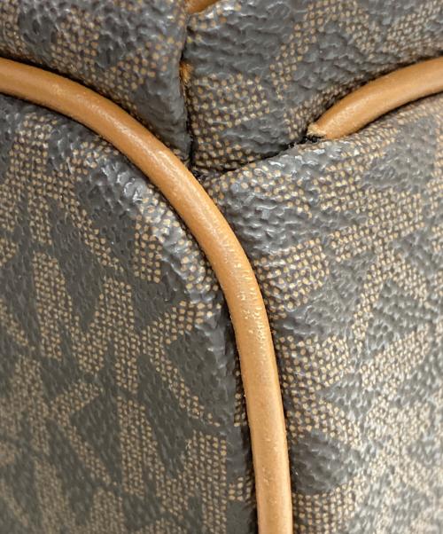 MICHAEL KORS（マイケルコース）MICHAEL KORS (マイケルコース) ABBEY LG BACKPACK ブラウンの古着・服飾アイテム