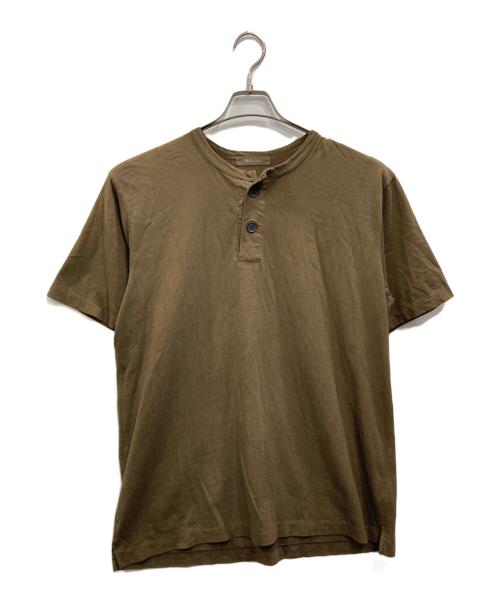 Y's for men（ワイズフォーメン）Y'S for men (ワイズフォーメン) アーカイブヘンリーネックカットソー オリーブ サイズ:3の古着・服飾アイテム