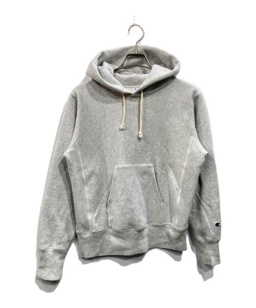 Champion（チャンピオン）Champion (チャンピオン) REVERSE WEAVE WARM UP フーディ グレー サイズ:Mの古着・服飾アイテム