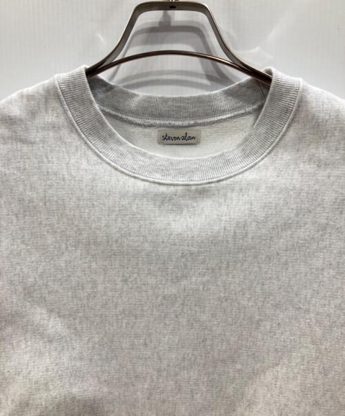 STEVEN ALAN（スティーブンアラン）STEVEN ALAN (スティーブンアラン) セットインスリーブクルーネックスウェット グレー サイズ:Sの古着・服飾アイテム