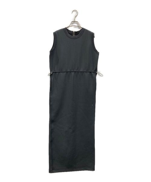 Adam et Rope（アダム エ ロペ）Adam et Rope (アダム エ ロペ) ダンボールドロストワンピース ブラック サイズ:FREEの古着・服飾アイテム